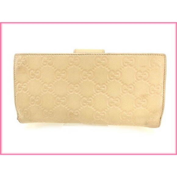 Gucci Wallet ssima long beige - Picture 1 of 6